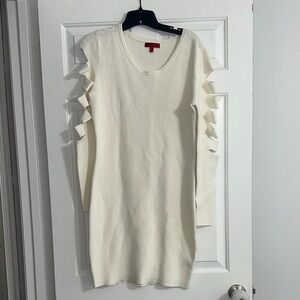 Jennifer Lopez Slit Sleeve Dress